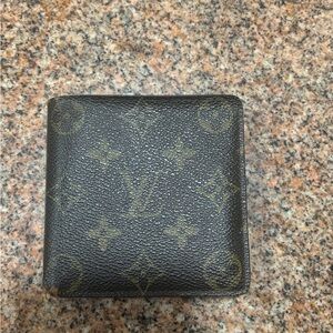 Louis Vuitton Monogram Black and Brown Card Holder